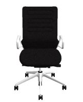 Drehstuhl AC5 Work Gestell Aluminium Bezug Schwarz, inkl. Ringarmlehnen Drehstuhl AC5 Work Gestell Aluminium Bezug Schwarz, inkl. Ringarmlehnen