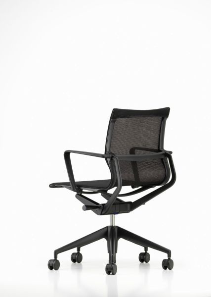 Drehstuhl Physix Fünfstern-Untergestell schwarz, Bezug Schwarz