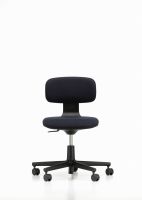 Drehstuhl Rookie Gestell Schwarz, Bezug Schwarz, ohne Armlehnen Drehstuhl Rookie Gestell Schwarz, Bezug Schwarz, ohne Armlehnen