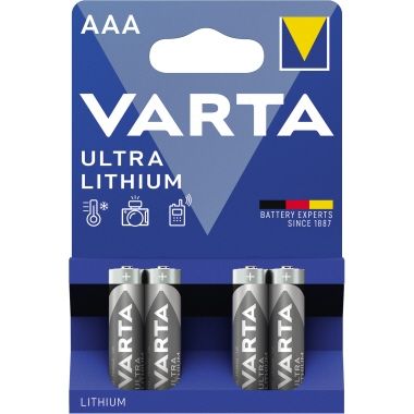 Varta Batterie 6103301404 AAA Micro 1,5V 4 St./Pack.