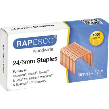 Rapesco Heftklammern S24600Z3 24/6mm 1.000 St./Pack.