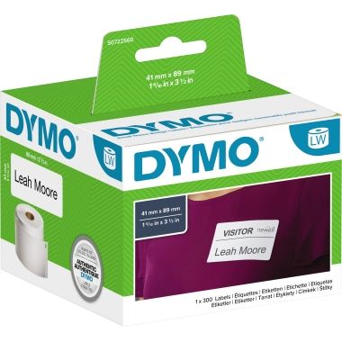 DYMO Namensschildetikett S0722560 89x41mm weiß 300 St./Rl.