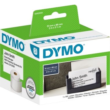 DYMO Visitenkartenetikett S0929100 89x51mm weiß 300 St./Pack.