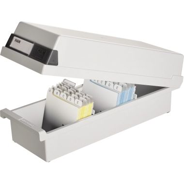 Helit Karteitrog A5 Quer - Dokumentenablage Lichtgrau 282x347x234mm