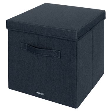 Aufbewahrungsbox Helit Q-Line 52 l transparent Maße: 50 x 40 x 38 cm (B x T  x H), Archivierung & Aufbewahrung, Ordnen + Registrieren, Bürobedarf