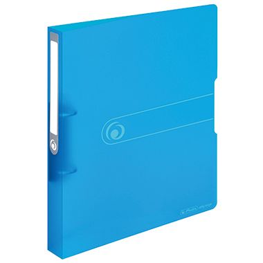 Herlitz Ringbuch 11205762 DIN A4 2Ringe 38cm transparent blau