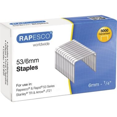 RAPESCO Heftklammern 0749 53/6mm verzinkt