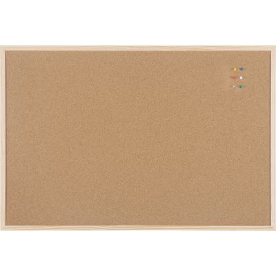 Bi-Office Korktafel Ayda Mit Aluminiumrahmen – 90 X 60 Cm Für Notizen, Fotos & Erinnerungen